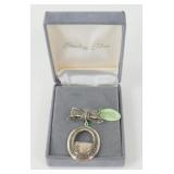 Sterling Silver Marcasite Picture or Stone Frame