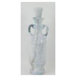 * Slag Glass Liquor Decanter