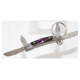 New 4-Blade Pocket Folding Keychain Knife