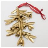 NOS Vintage Company Store Brass Mistletoe