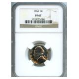 1964 Jefferson Nickel - NGC PF 67