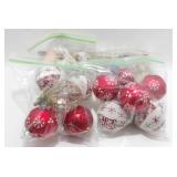 ** 4 Bags of Christmas Ornaments