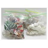 ** 4 Bags of Christmas Ornaments