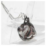 Sterling Silver Necklace with Box Chain - 2.97