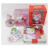 All New in Pkgs "Hello Kitty" Holiday Lot: Tins,