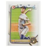 Jacob Misiorowski 2022 Bowman Draft Rookie Card