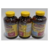 New 3-pk of Nature Made Flaxseed Oil - Exp: 12/25