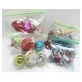 ** 4 Bags of Christmas Ornaments