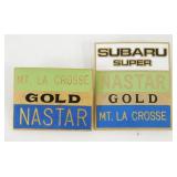 2 RARE Mt. La Crosse WI Nastar Gold Ski Pins
