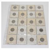 Buffalo Nickel Collection with 20 Buffalo Nickels