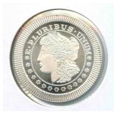Morgan Rimmed Design 1 oz .999 Fine Silver Round