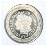 Morgan Rimmed Design 1 oz .999 Fine Silver Round