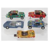 (5) Vintage The Lindberg Line Cars