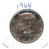 1964 Kennedy Silver Half Dollar