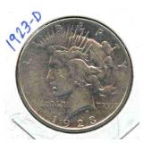 1923-D Peace Silver Dollar