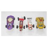 (4) Vintage Zylmex Die Cast Cars