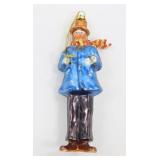 * Vintage Blown Glass Caroler Ornament