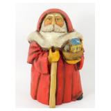 Vintage Captured Carving Old World Santa