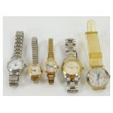 5 Wrist Watches - 2 Wind-Up & 3 Quartz, 1 is Bugs