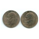 1776-1976 & 1776-1976-D Bicentennial Eisenhower