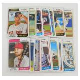 20 Baseball Cards of Various Teams and Players