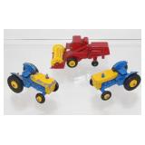 (3) Vintage Matchbox Farm Vehicles No. 65 and (2)