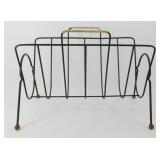 * Antique Wrought Iron Magazine Rack