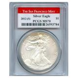 2012-S MS-70 (Perfect) Silver Eagle