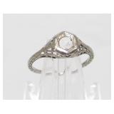 18kt Gold Ring - No Stone, 1.64 grams