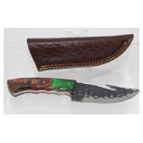 New Dragon Scale Knife with Gut Hook and New
