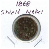 1868 Shield Nickel