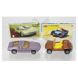 (2) Vintage Corgi Juniors Die Cast Cars No. 6 De