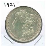 1921 Morgan Silver Dollar
