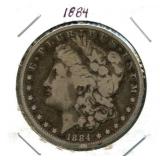 1884 Morgan Silver Dollar