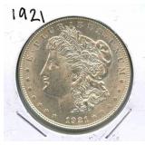 1921 Morgan Silver Dollar