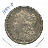 1884-O Morgan Silver Dollar