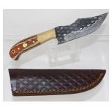 New Dragon Scale Modified Clip Point Knife with