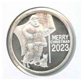 2023 Merry Christmas One Troy Ounce .999 Fine