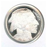 Buffalo Design 1 oz .999 Fine Silver Round