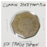 Cummins State Farm Prison 50ï¿½ Octagon Trade Token