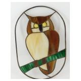 * Stained Glass Window Owl