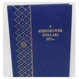 Eisenhower Dollar Coin Collection in Book with 10