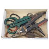 5 Pairs of Tin Snips - All Work