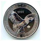 2018 Canada Silver $8 Snow Owl - 1.5 oz .9999