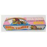 Vintage Metal Wind-Up Duck Family in Box -