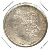 1889 Morgan Silver Dollar - Visible Toning