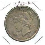 1926-D Peace Silver Dollar