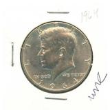 1964 Kennedy Silver Half Dollar