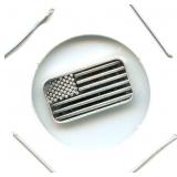 One Gram Silver Flag Bar - .999 Fine Silver - Pan