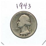 1943 Washington Silver Quarter